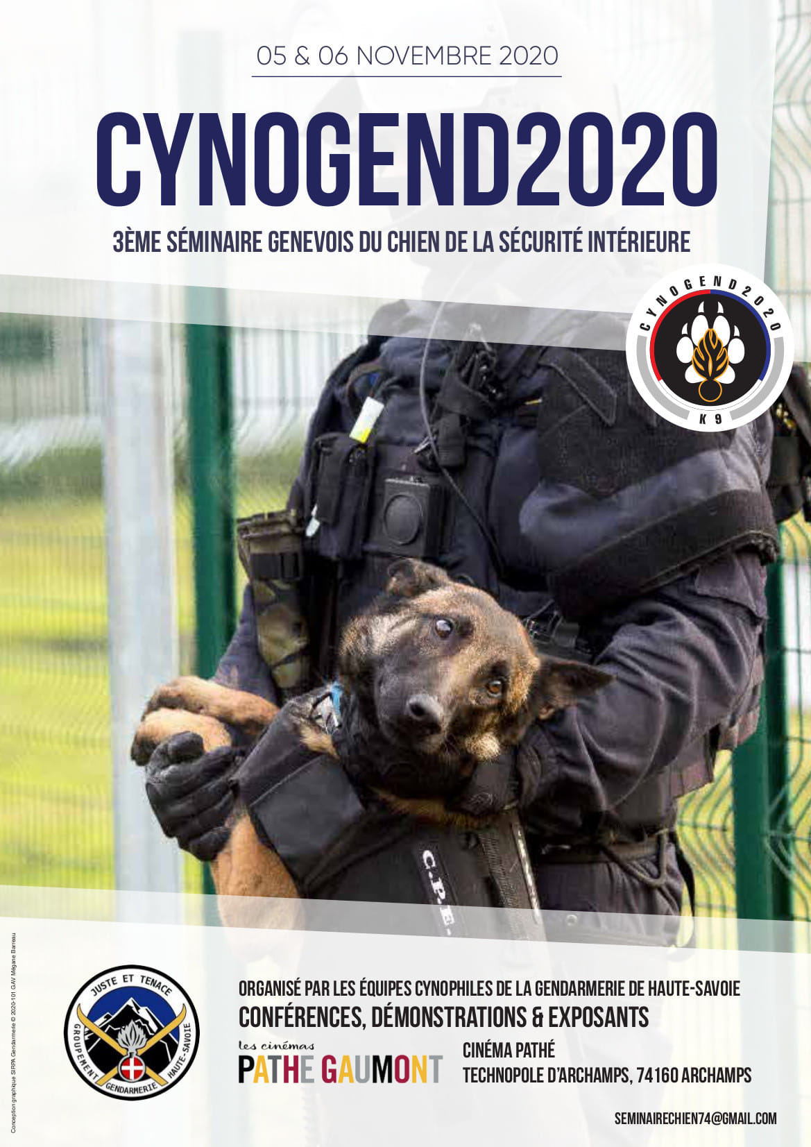 séminaire Franco-Suisse de chien de police – Archamps 