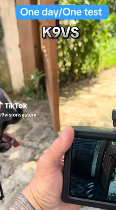 Video LCI  k9 vision system, pour chiens et brigade canine, cyno